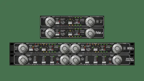 L'interface du plugin natif Universal Audio Empirical Labs FATSO