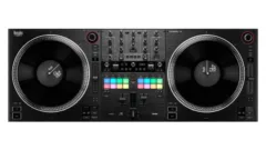 Hercules DJControl T10, contrôleur DJ motorisé vu de dessus