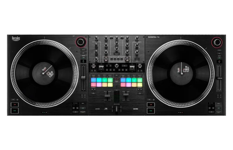 Hercules DJControl T10: price, specs and the 10-inch motorized DJ controller