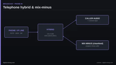 What is a telephone hybrid? Taking phone calls on air without echo
