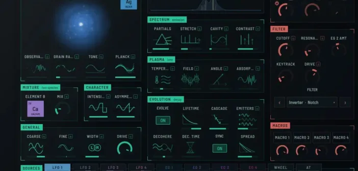 Imaginando Colapso: price, specs and the additive synth that plays the periodic table