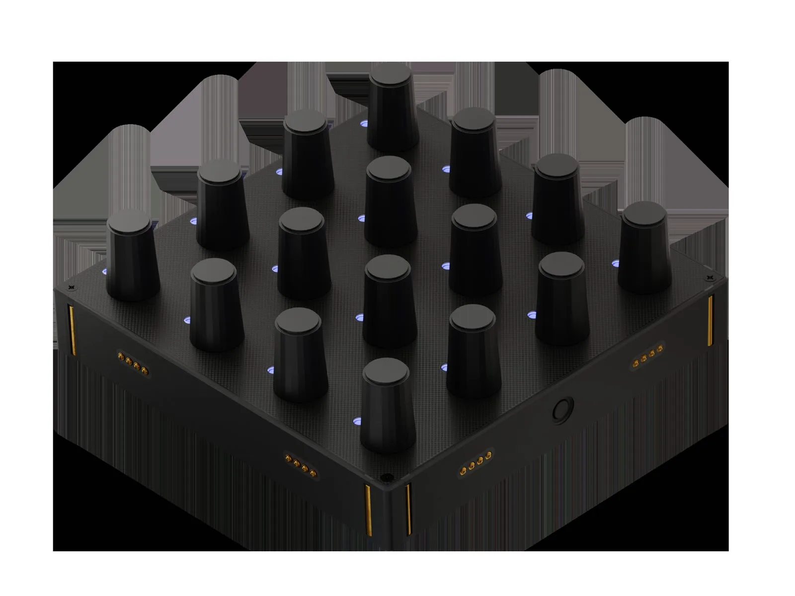 Intech Studio Grid EN16, a magnetic module of 16 endless rotary encoders