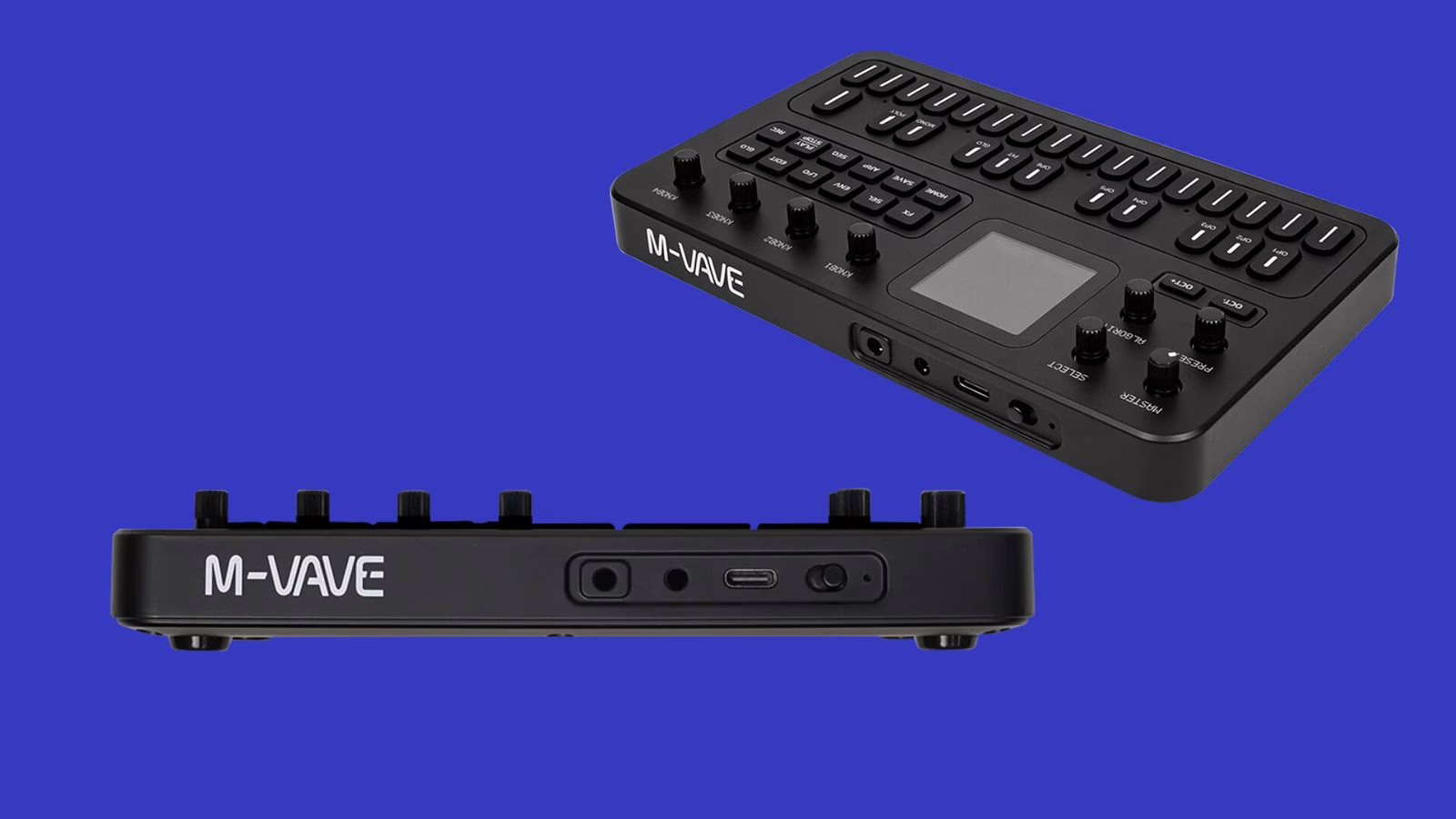The M-VAVE FM-1 connectivity: USB, MIDI and headphone output