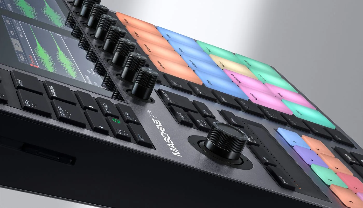 La Maschine+ en situation de production musicale autonome, sans ordinateur