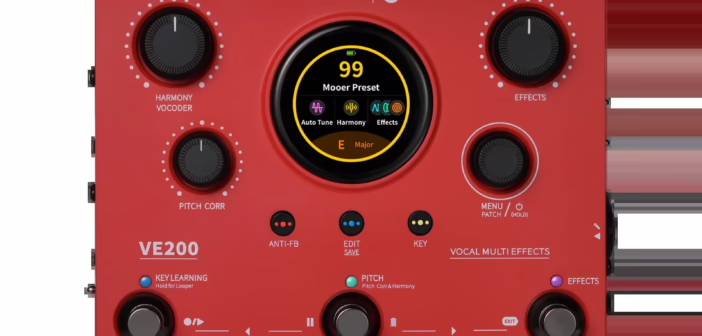 MOOER VE200: price, specs and the AI-powered all-in-one stage vocal processor