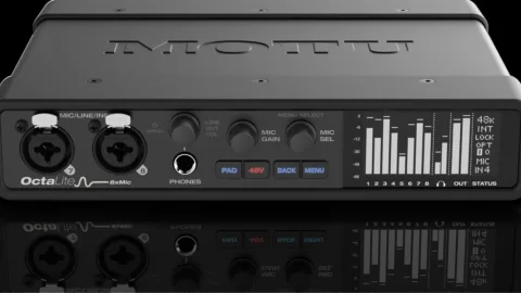 MOTU OctaLite: price, specs and the half-rack 8-preamp USB-C interface