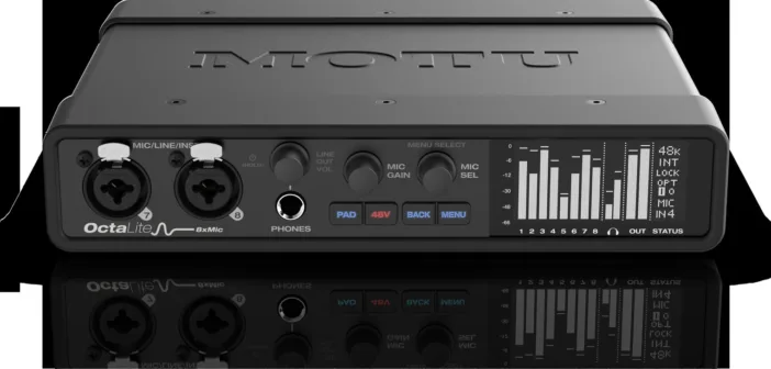 MOTU OctaLite: price, specs and the half-rack 8-preamp USB-C interface