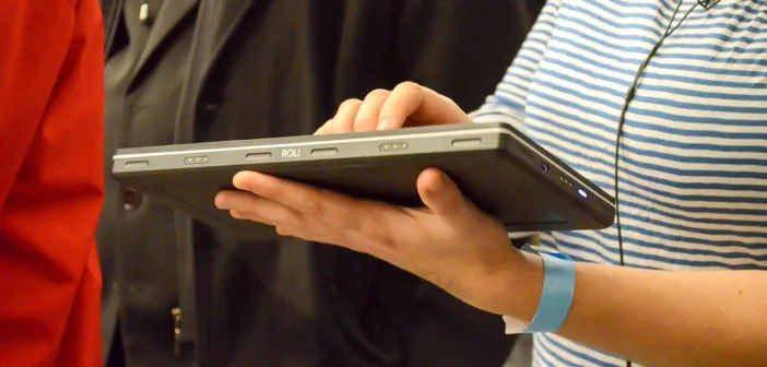 Clavier expressif ROLI Seaboard, instrument emblematique du MIDI Polyphonic Expression