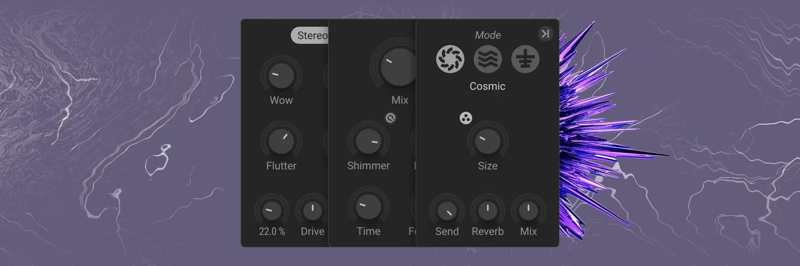 Signal routing and module view in Massive XL