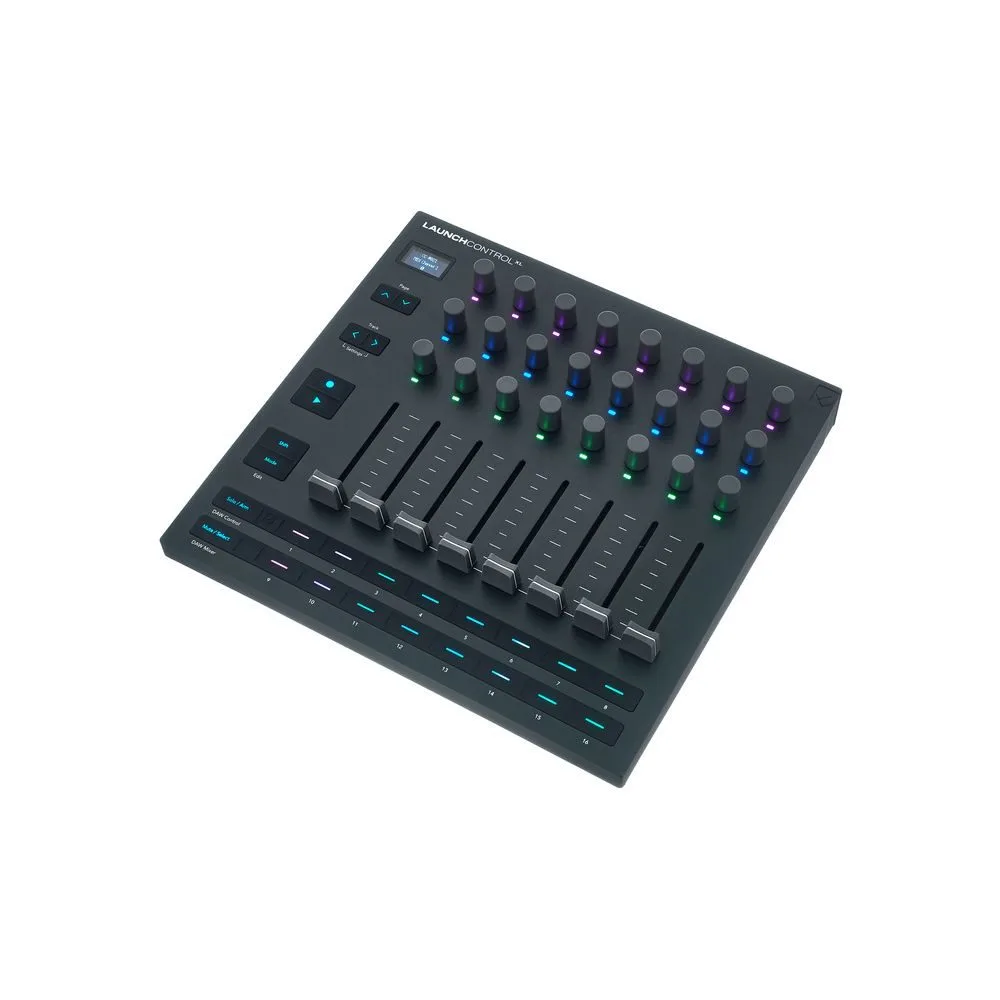 Novation Launch Control XL 3, control surface with 24 encoders and 8 faders