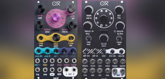 Le module OXI Instruments Coral au format Eurorack 14 HP