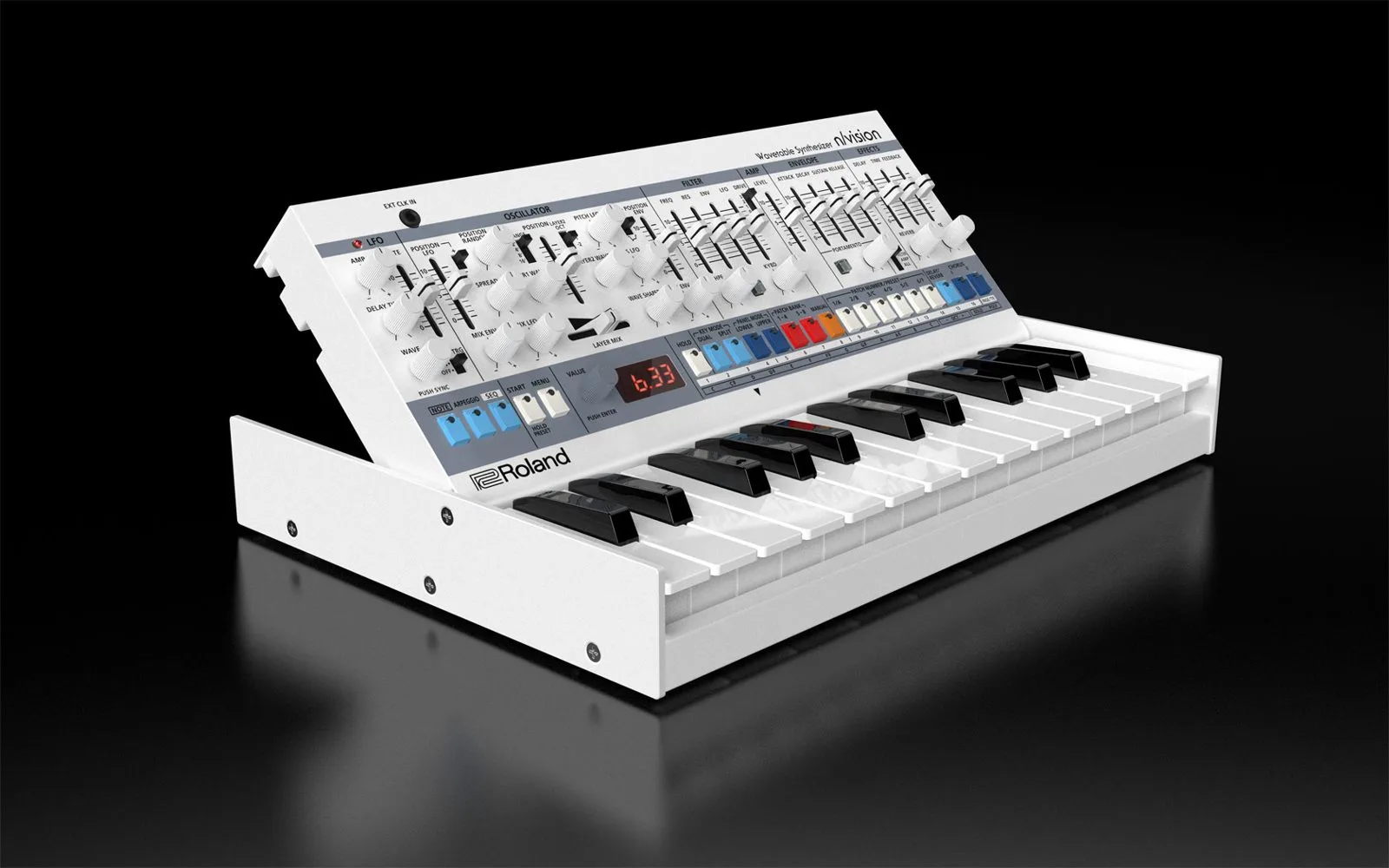 The Roland n/vision, the first wavetable synth in the Boutique line
