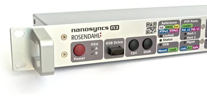 Rosendahl nanosyncs n3: price, specs and the PTP grandmaster master clock for IP audio-video