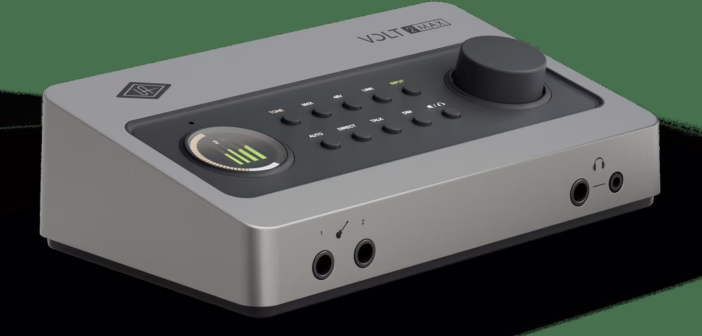 L'interface audio USB Universal Audio Volt 2 Max de face