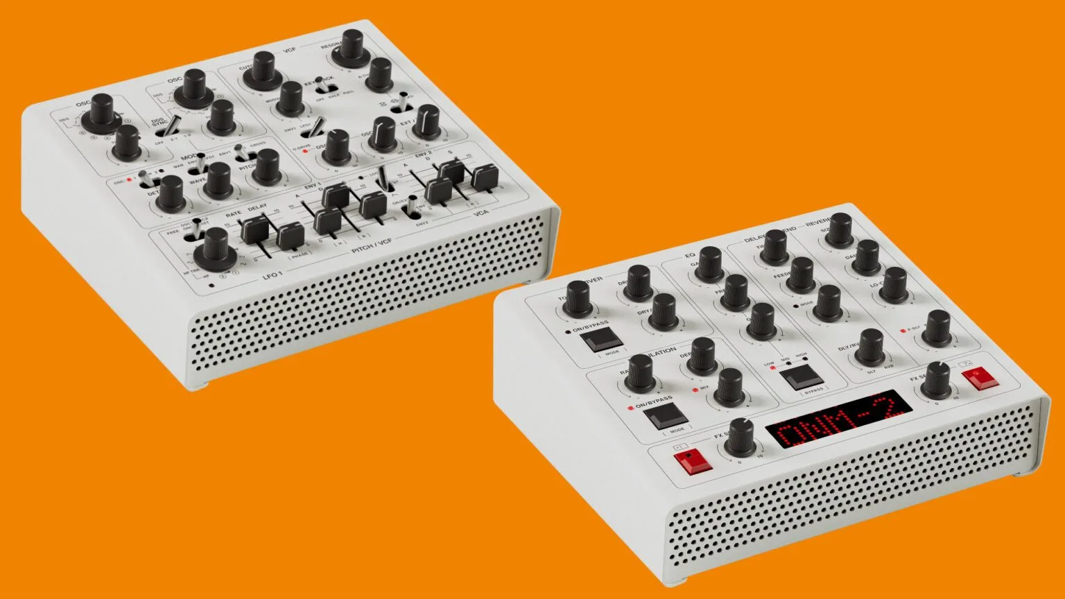 The UDO Audio ON System with the ONM-1 and ONM-2 expansion controllers around the DMNO ON