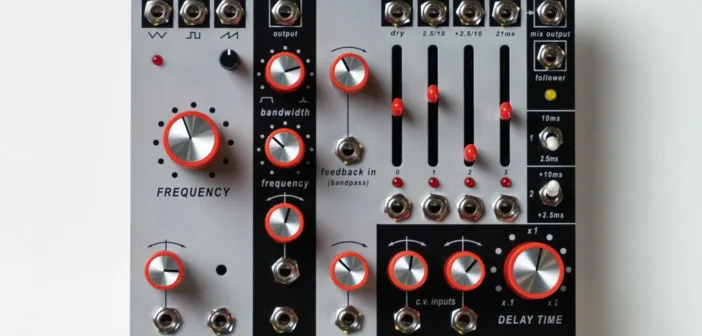 Le module Eurorack Haas Zone Processor de Verbos Electronics, vue de face