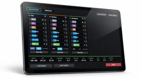 Violet Audio dMix 128 Firmware V2: Mixer Split, user profiles and an offline editor