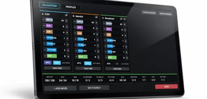 Violet Audio dMix 128 Firmware V2: Mixer Split, user profiles and an offline editor