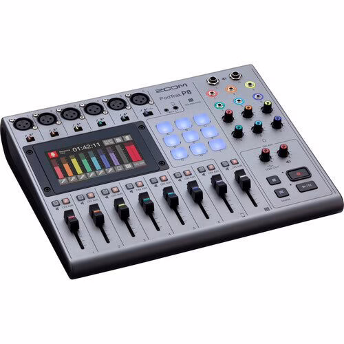 The Zoom PodTrak P8 podcast recorder-mixer