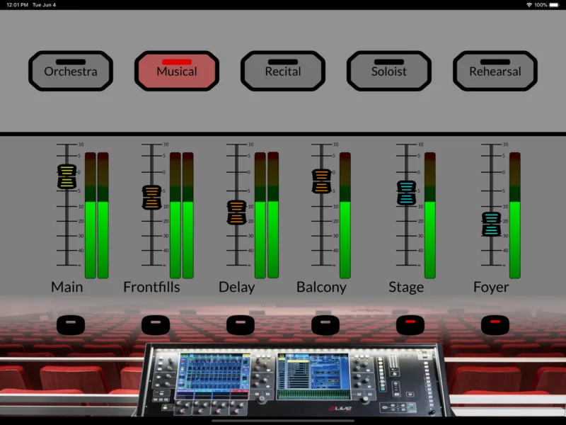 Custom Control — capture d’écran