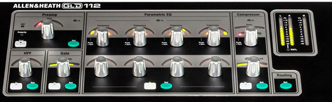 Allen & Heath GLD-112 — Channel strip