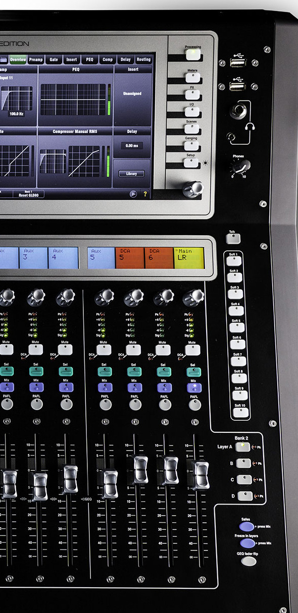 Allen & Heath GLD-80 — Channel strip