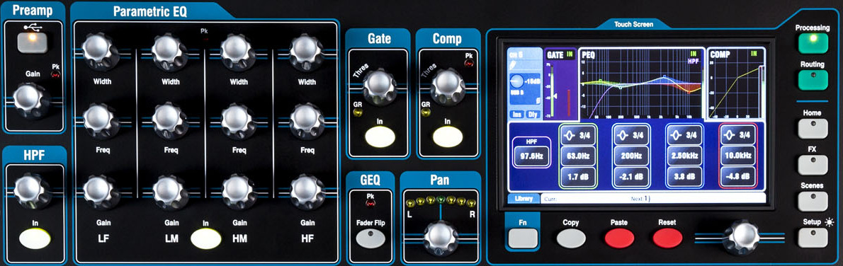 Allen & Heath Qu-16 — Tranche