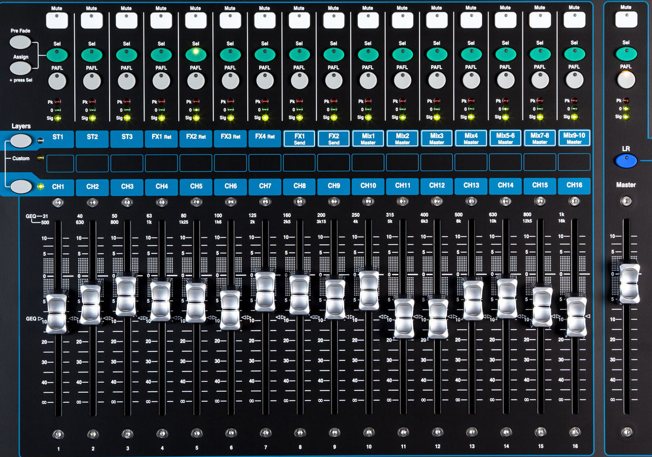 Allen & Heath Qu-16 — Tranche