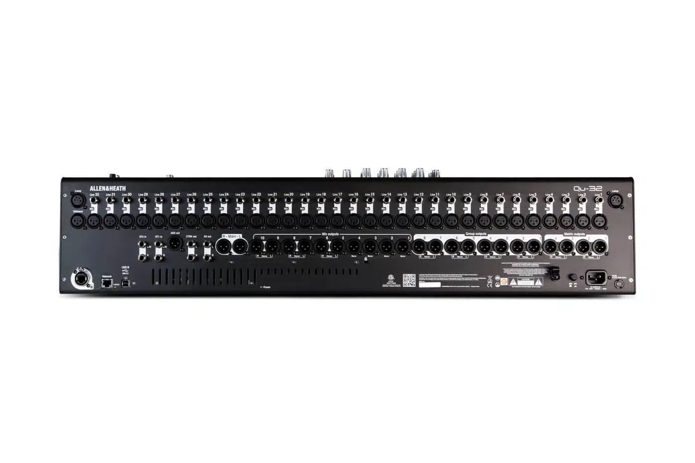 Allen & Heath Qu-32 — Rear I/O