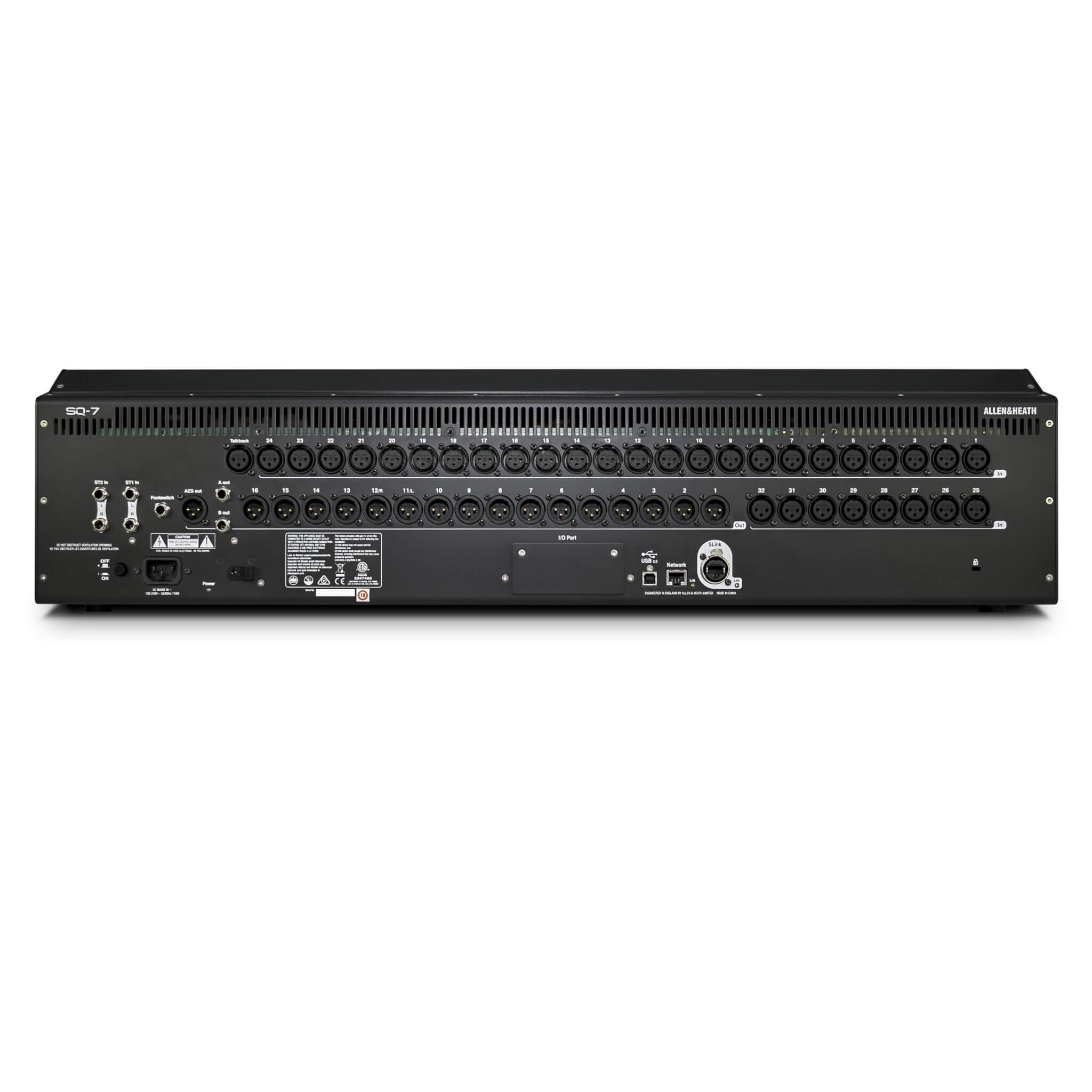 Allen & Heath SQ-7 — Face arrière