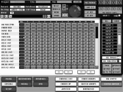 Supertrue V4 sur 9098i, matrice d'états des voies