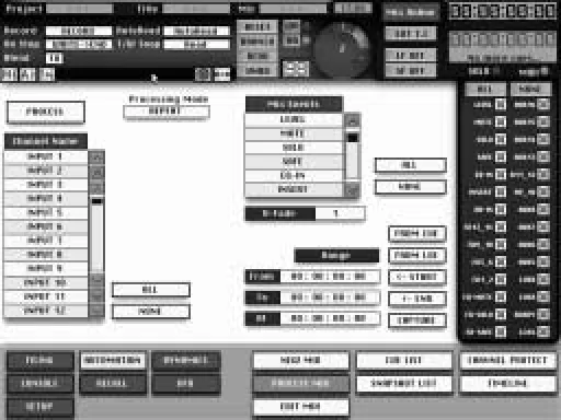 Supertrue V4 sur 9098i, écran de traitement des passes