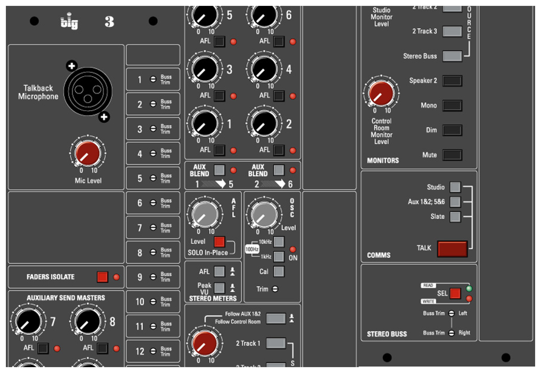 AMEK Big by Langley — Channel strip