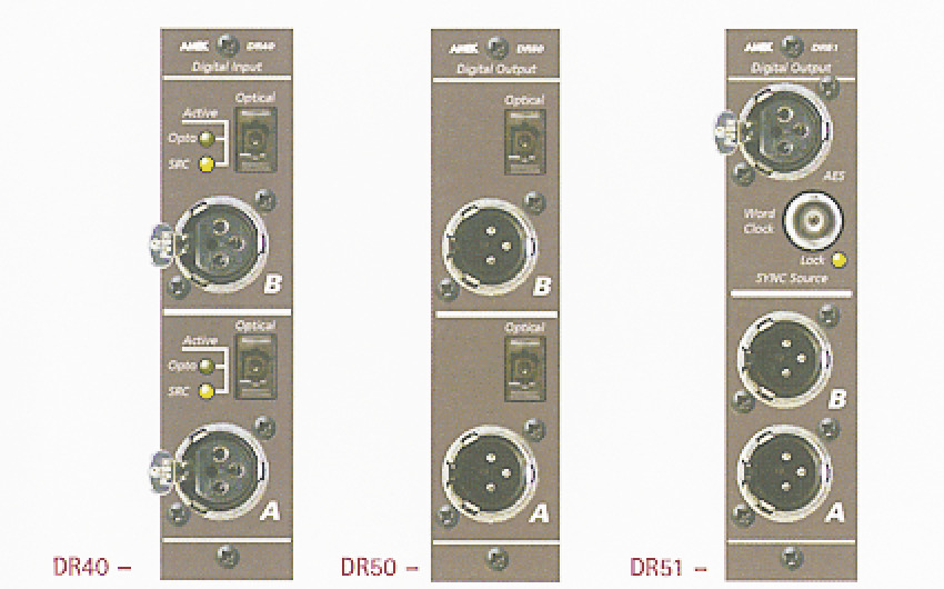 AMEK DMS (Digital Mixing System) — Face arrière