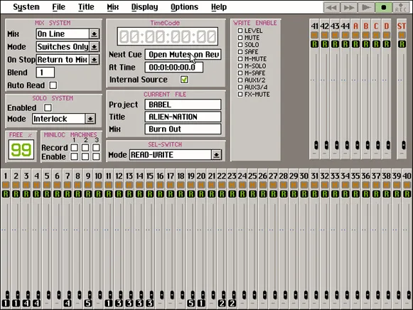 AMEK/Steinberg SUPERTRUE — capture d’écran