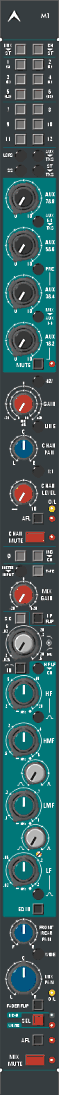 AMEK Media 51 — Channel strip