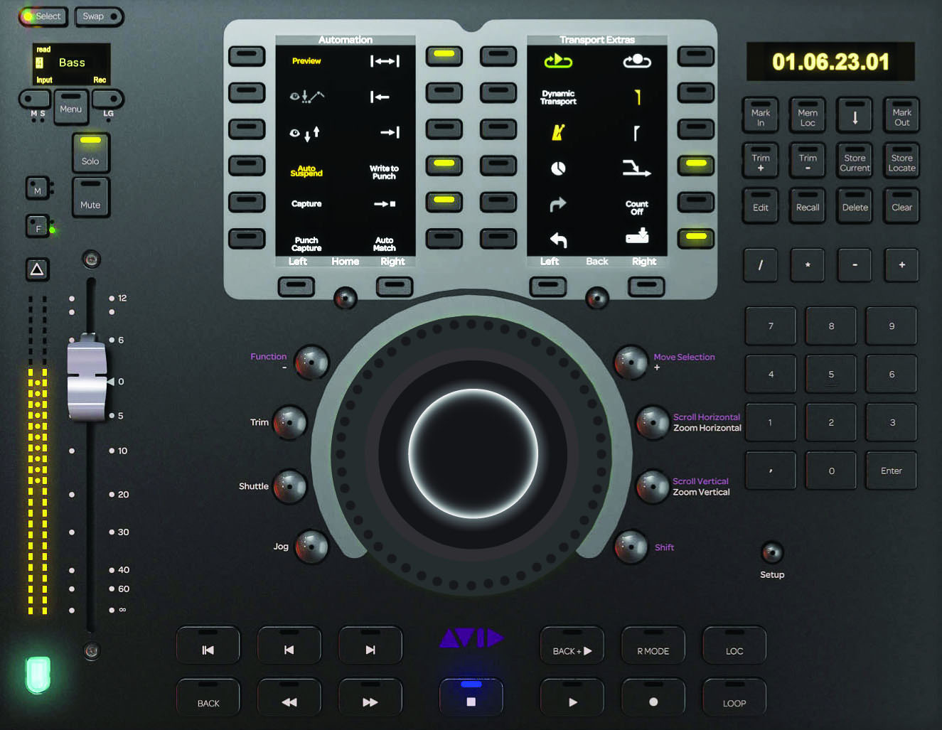 Avid S6 M40 — Channel strip