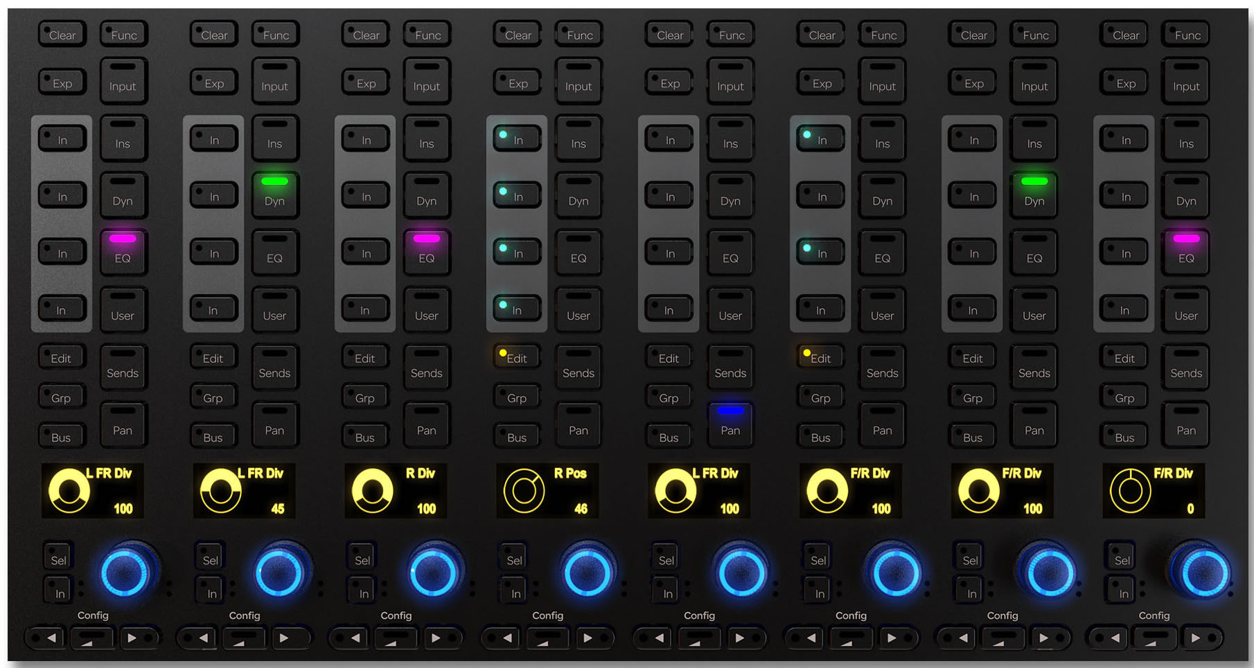 Avid S6 M40 — Channel strip