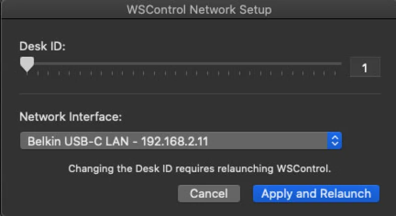 WSControl (S4/S6 Workstation Software) screenshot