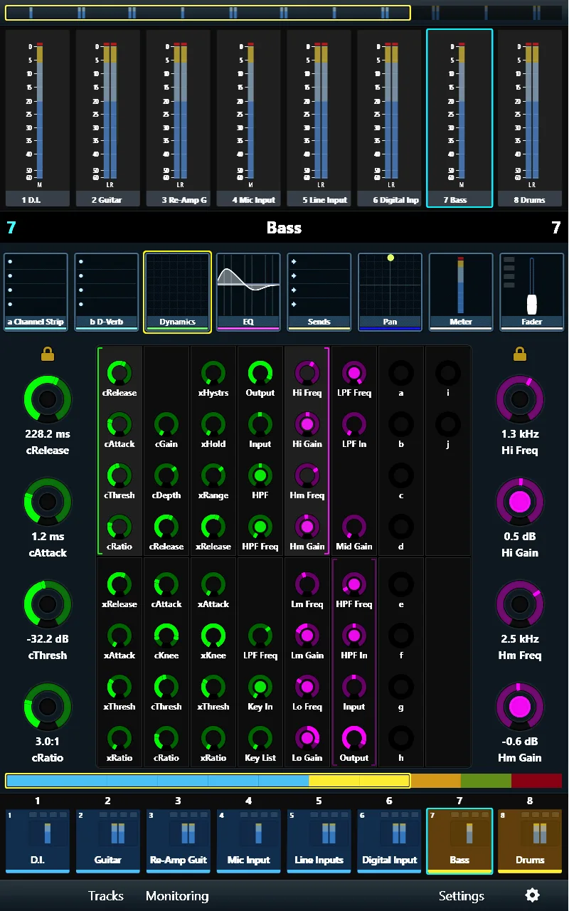 S6, Home screen of the Master Module touchscreen