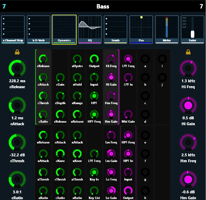 S6, Attention Track Editor with the Function Scroller (Fig. 31)