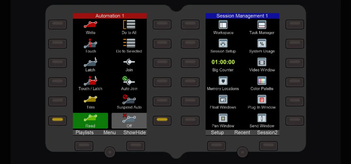 S6, Soft Keys on the Automation Module displays