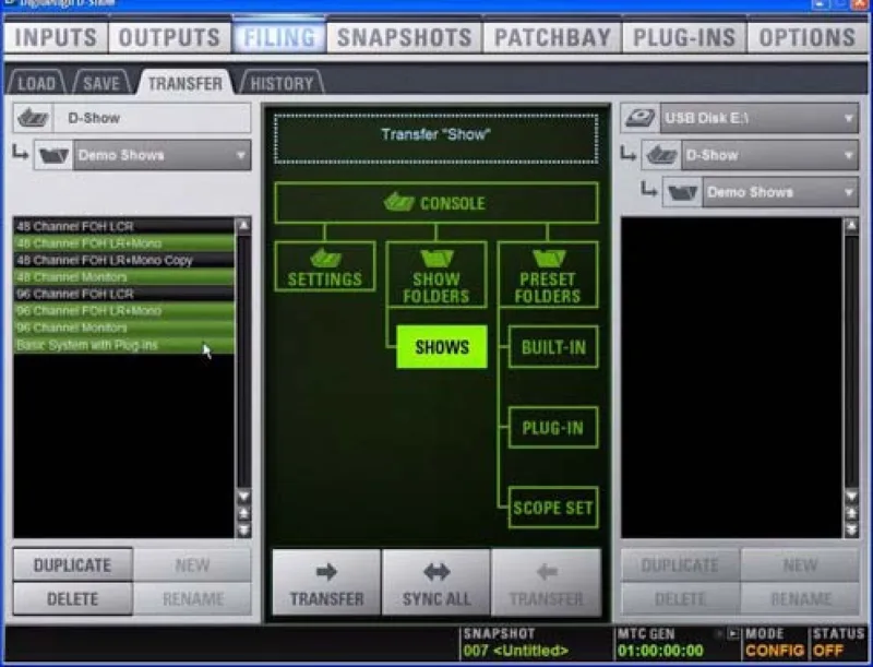 VENUE Standalone Software screenshot