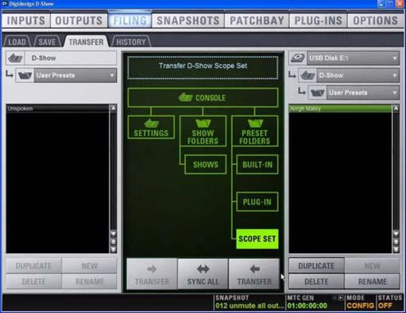 VENUE Standalone Software screenshot