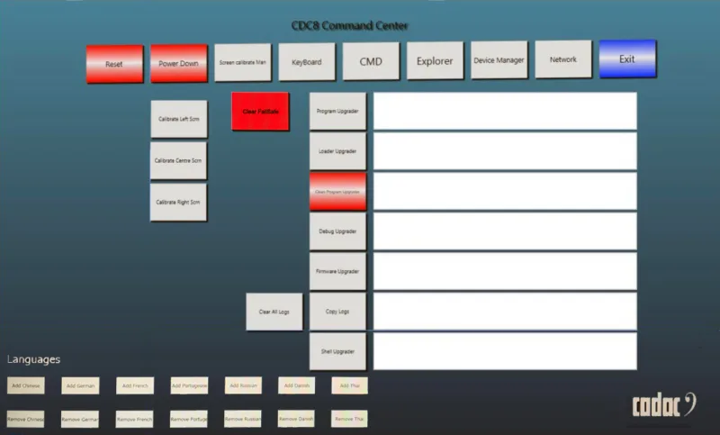 CDC Loader / Command Centre screenshot
