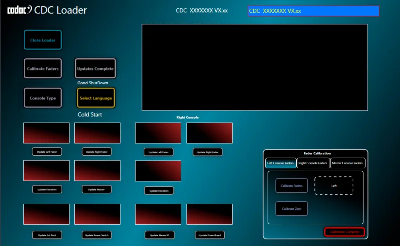 CDC Loader / Command Centre screenshot