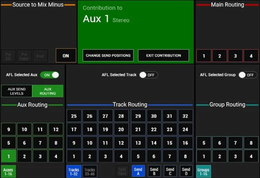Écran tactile Apollo, contribution d'un bus auxiliaire (capture agrandie ×2)