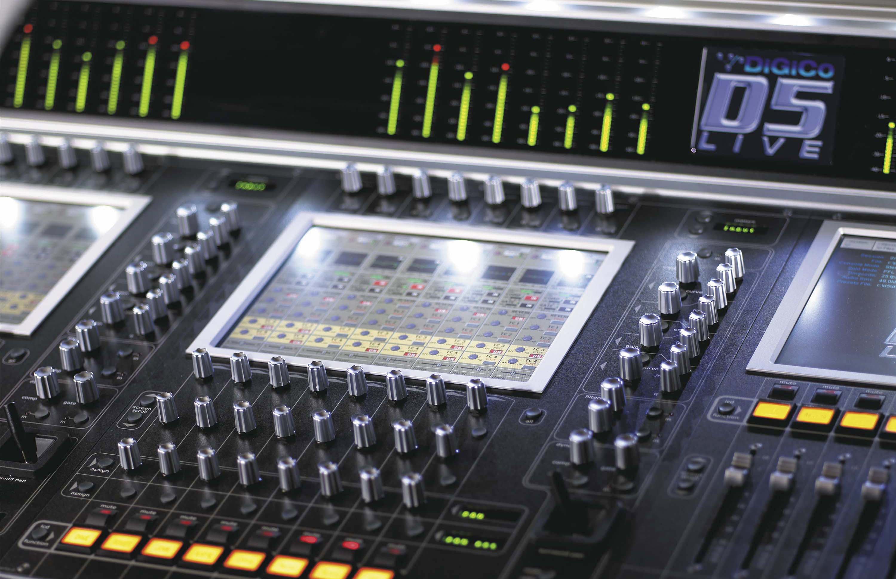 DiGiCo D5 Broadcast — Channel strip