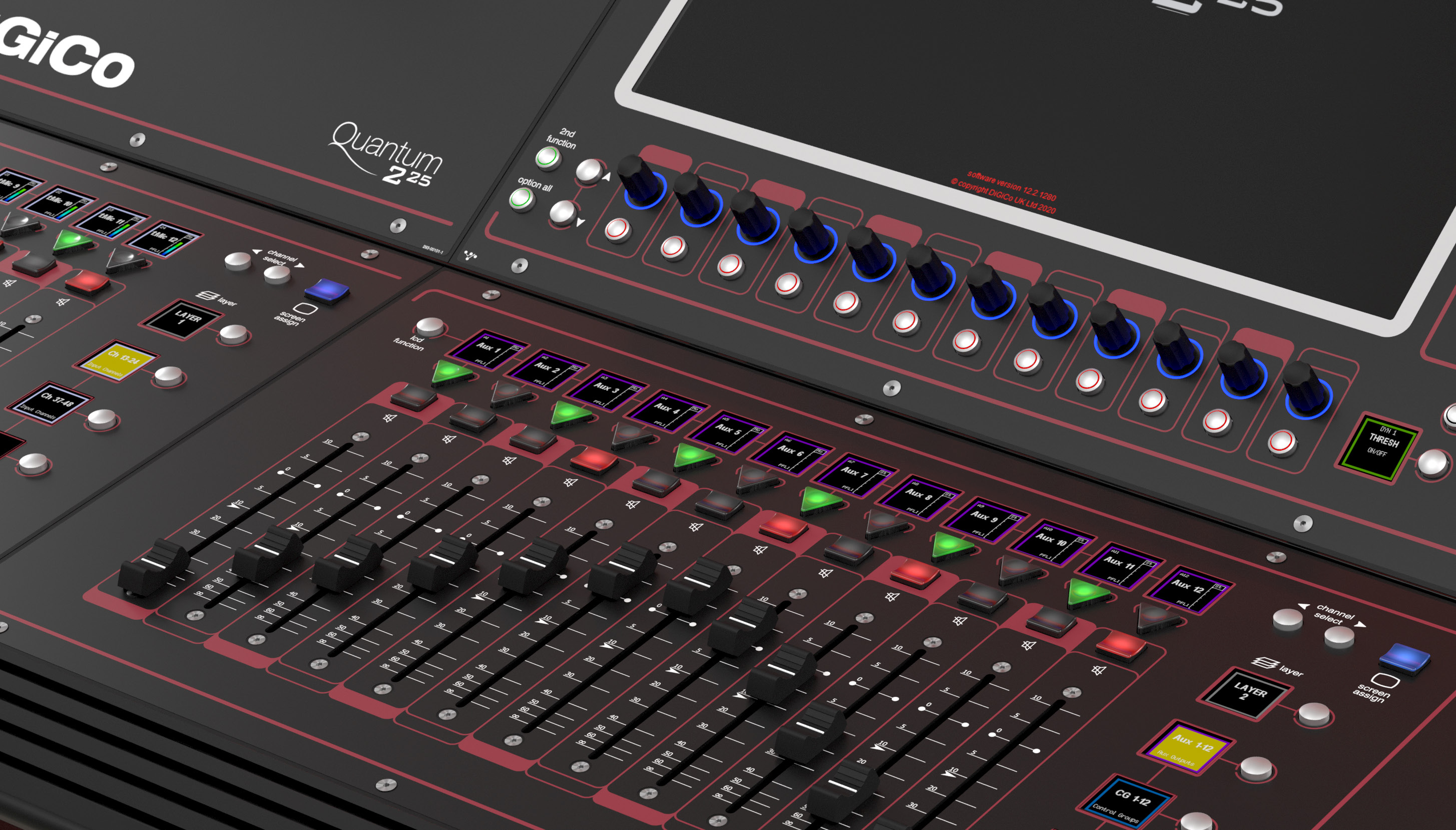 DiGiCo Quantum225 — Channel strip