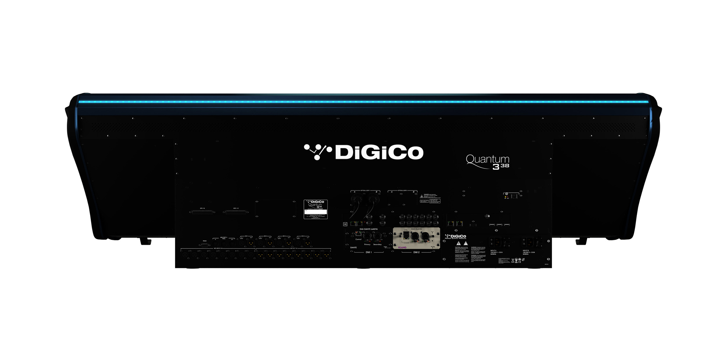 DiGiCo Quantum338 — Face arrière